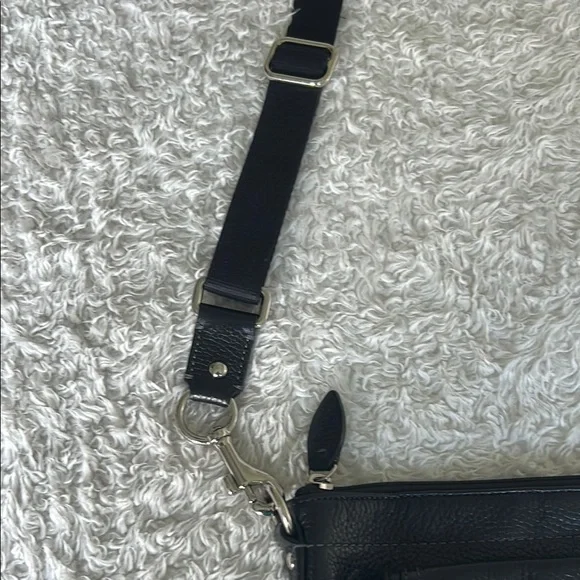 Coach Black Crossbody Bag with Silver Hardware - Picture 4 of 7